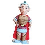 3D PVC Figure Keychain - Asterix - Roman Centurion Standing Stern