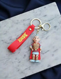3D PVC Figure Keychain - Asterix - Roman Centurion Standing Stern