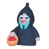 3D PVC Figure Keychain - Brujas Y Villanas - Witch Holding Apple Basket