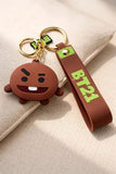 3D PVC Figure Keychain - Bt21 - Shooky Smiling