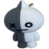 3D PVC Figure Keychain - Bt21 - Koya Monochrome
