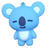 3D PVC Figure Keychain - Bt21 - Koya Sleeping