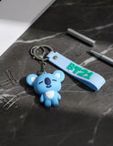 3D PVC Figure Keychain - Bt21 - Koya Sleeping