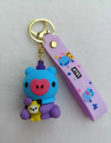 3D PVC Figure Keychain - Bt21 - Mang Holding Banana
