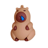 3D PVC Figure Keychain - Capybara - Sleeping Snot Bubble