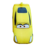 3D PVC Figure Keychain - Cars - Cruz Ramirez Yellow Car