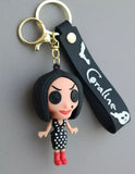 3D PVC Figure Keychain - Coraline - Other Mother Polka Dot Dress