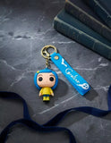 3D PVC Figure Keychain - Coraline - Yellow Raincoat
