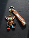 3D PVC Figure Keychain - Crash Bandicoot - Crash Classic Pose