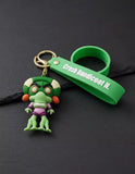 3D PVC Figure Keychain - Crash Bandicoot - Nitrus Brio Pink Leotard