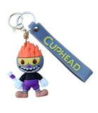 3D PVC Figure Keychain - Cuphead - Evil Holding Cursed Relic