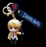 3D PVC Figure Keychain - Death Note - Mello Holding Scythe