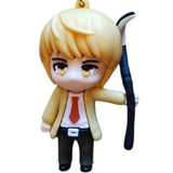 3D PVC Figure Keychain - Death Note - Mello Holding Scythe