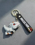 3D PVC Figure Keychain - Dinosaurios - Chibi Indominus Rex Crouching
