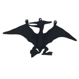 3D PVC Figure Keychain - Dinosaurios Pterodactilo - Black Pterodactyl Flying