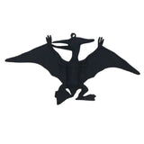 3D PVC Figure Keychain - Dinosaurios Pterodactilo - Black Pterodactyl Flying