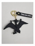 3D PVC Figure Keychain - Dinosaurios Pterodactilo - Black Pterodactyl Flying