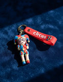 3D PVC Figure Keychain - El Asombroso Circo Digital - Pomni Worried Jester