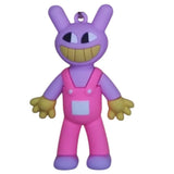 3D PVC Figure Keychain - El Asombroso Circo Digital - Jax Pink Overalls
