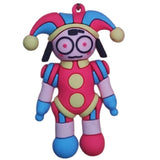 3D PVC Figure Keychain - El Asombroso Circo Digital - Pomni Jester Outfit
