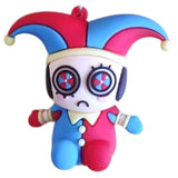 3D PVC Figure Keychain - El Asombroso Circo Digital - Pomni Chibi Frowning