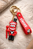 3D PVC Figure Keychain - El Asombroso Circo Digital - Caine Tuxedo Holding Cane