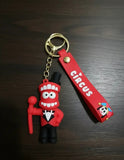 3D PVC Figure Keychain - El Asombroso Circo Digital - Caine Tuxedo Holding Cane