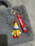 3D PVC Figure Keychain - El Asombroso Circo Digital - Gangle Comedy Mask