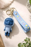 3D PVC Figure Keychain - El Juego Del Calamar - Front Man White Hooded Suit