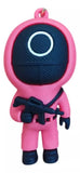 3D PVC Figure Keychain - El Juego Del Calamar - Circle Guard With Rifle