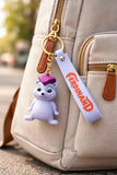 3D PVC Figure Keychain - Ferdinando - Una With Beret
