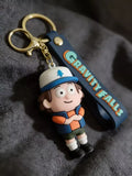 3D PVC Figure Keychain - Gravity Falls - Dipper Pines Crossed Arms