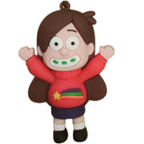 3D PVC Figure Keychain - Gravity Falls - Mabel Braces Shooting Star Sweater