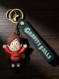 3D PVC Figure Keychain - Gravity Falls - Mabel Braces Shooting Star Sweater