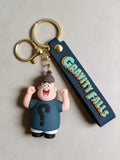3D PVC Figure Keychain - Gravity Falls - Soos Flexing Question Mark Shirt