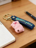 3D PVC Figure Keychain - Gravity Falls - Waddles Simple Pose