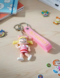 3D PVC Figure Keychain - Hey Arnold! - Helga Pataki Walking Smirk