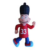 3D PVC Figure Keychain - Hey Arnold! - Gerald Running Red Shirt 33