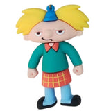 3D PVC Figure Keychain - Hey Arnold! - Arnold Classic Kilt Outfit