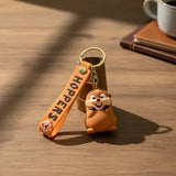 3D PVC Figure Keychain - Hoppers Operación Castor - Hoppers Beaver Smiling