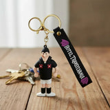 3D PVC Figure Keychain - Hotel Transylvania - Johnny As Johnnystein