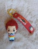 3D PVC Figure Keychain - Hunter X Hunter Hisoka Morow - Chibi Hisoka Standard Outfit