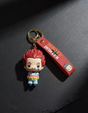 3D PVC Figure Keychain - Hunter X Hunter Hisoka Morow - Chibi Hisoka Standard Outfit