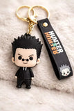 3D PVC Figure Keychain - Hunter X Hunter Leorio Paradinight - Leorio Black Suit
