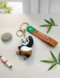 3D PVC Figure Keychain - Kung Fu Panda - Po Kung Fu Pose