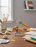3D PVC Figure Keychain - Kung Fu Panda - Tigress Roaring Pose