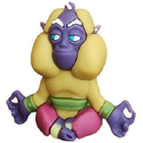 3D PVC Figure Keychain - Kung Fu Panda - Master Shifu Meditating