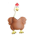 3D PVC Figure Keychain - La Granja - Smiling Hen Standing
