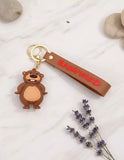 3D PVC Figure Keychain - La Granja - Oso Beto Smiling