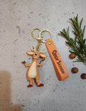 3D PVC Figure Keychain - La Granja Ciervo Elliot - Elliot Arms Spread